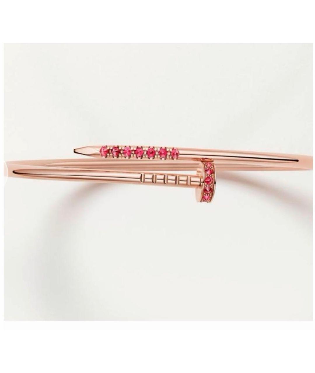 CARTIER Розовый браслет из розового золота, фото 2