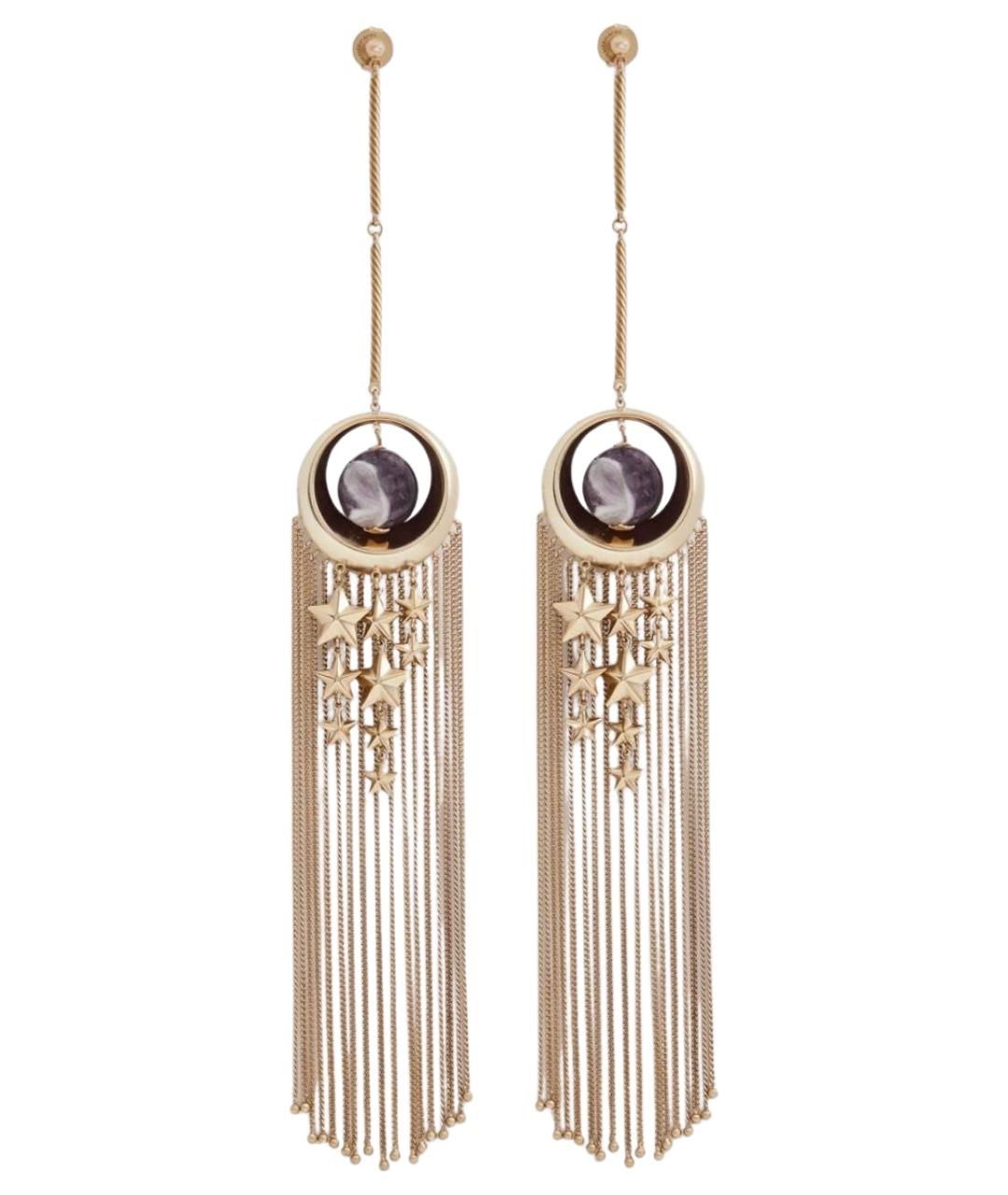 ZIMMERMANN Золотые латунные серьги, фото 1