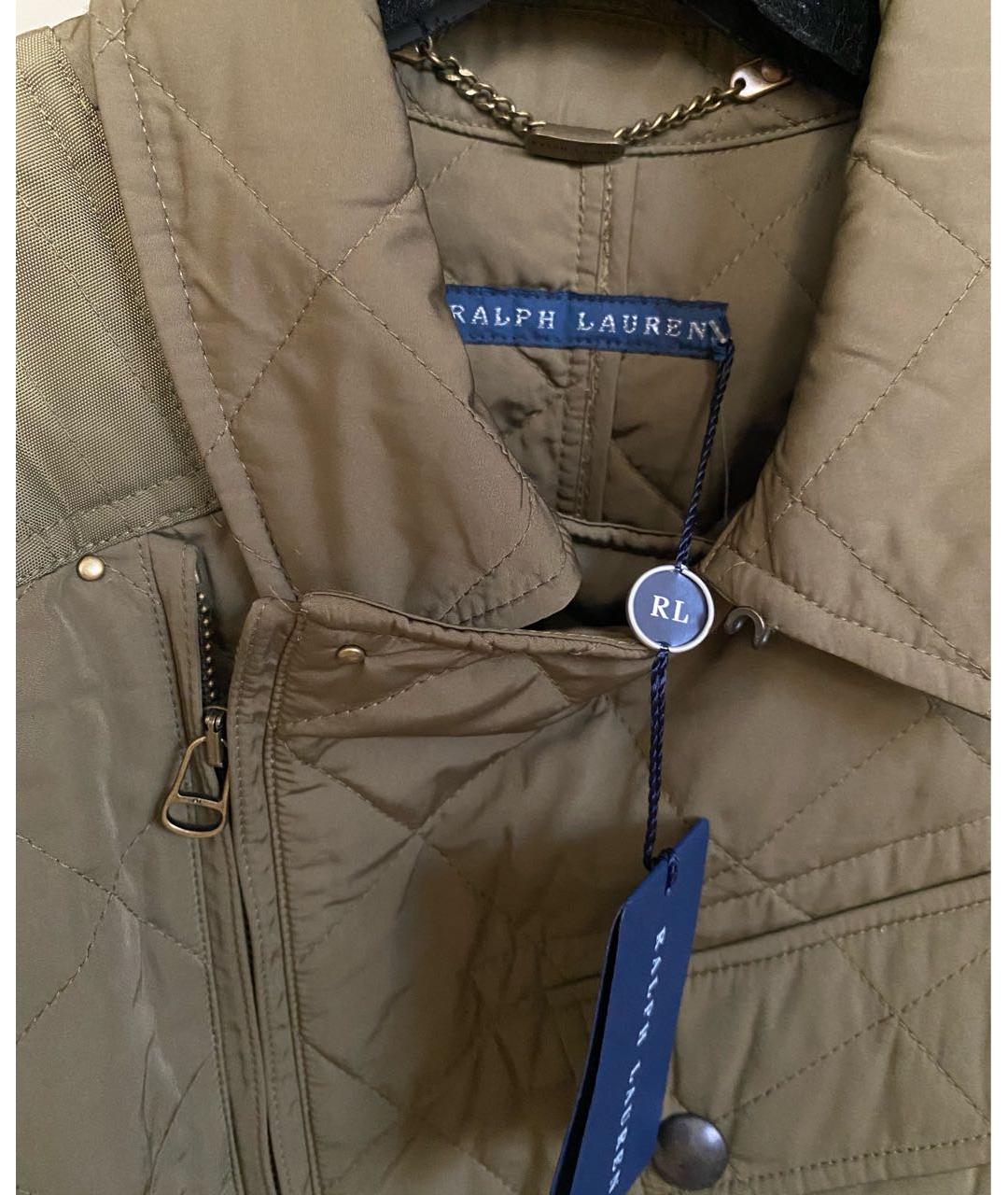 RALPH LAUREN Хаки полиэстеровый жилет, фото 8