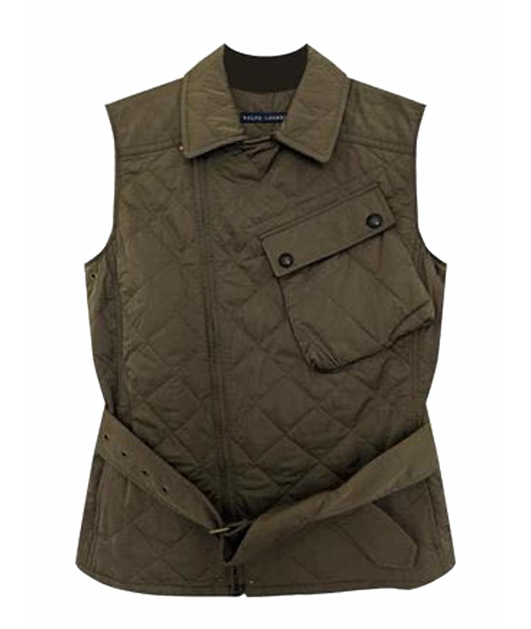 RALPH LAUREN Хаки полиэстеровый жилет, фото 1