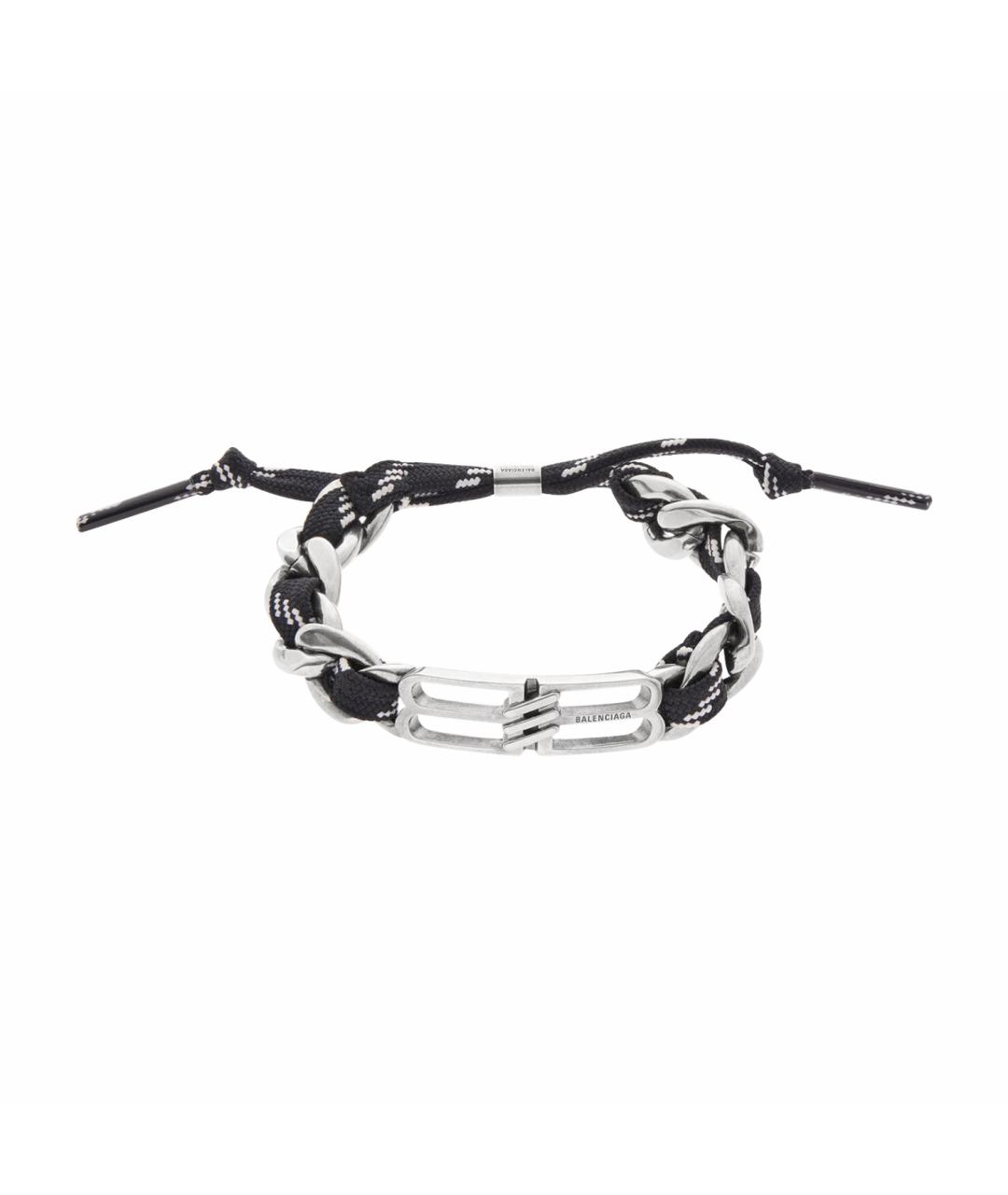 BALENCIAGA Серебрянный металлический браслет, фото 1