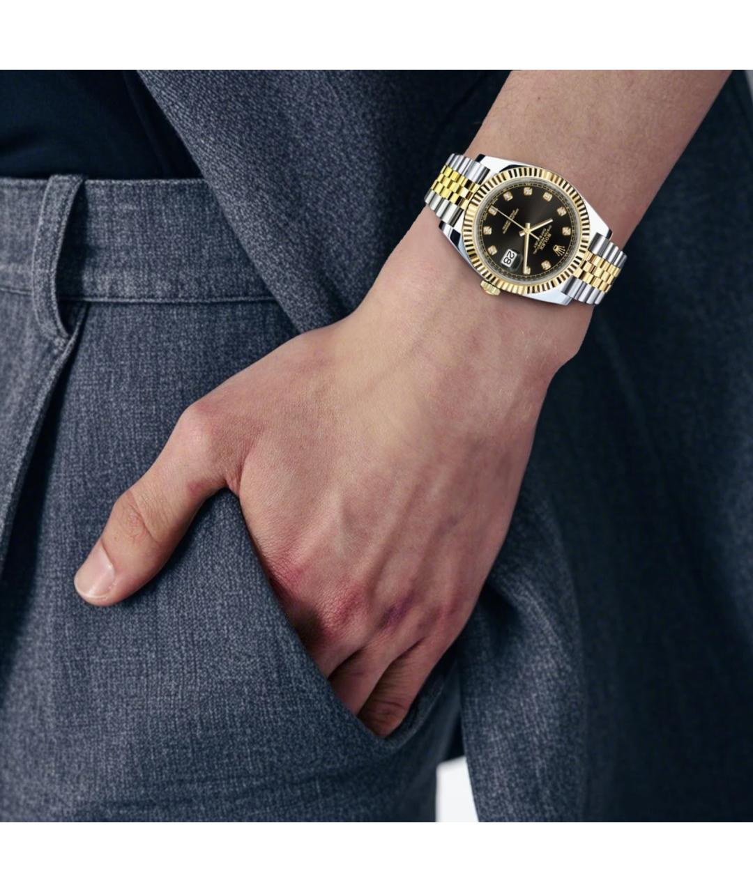 ROLEX Часы из желтого золота, фото 3