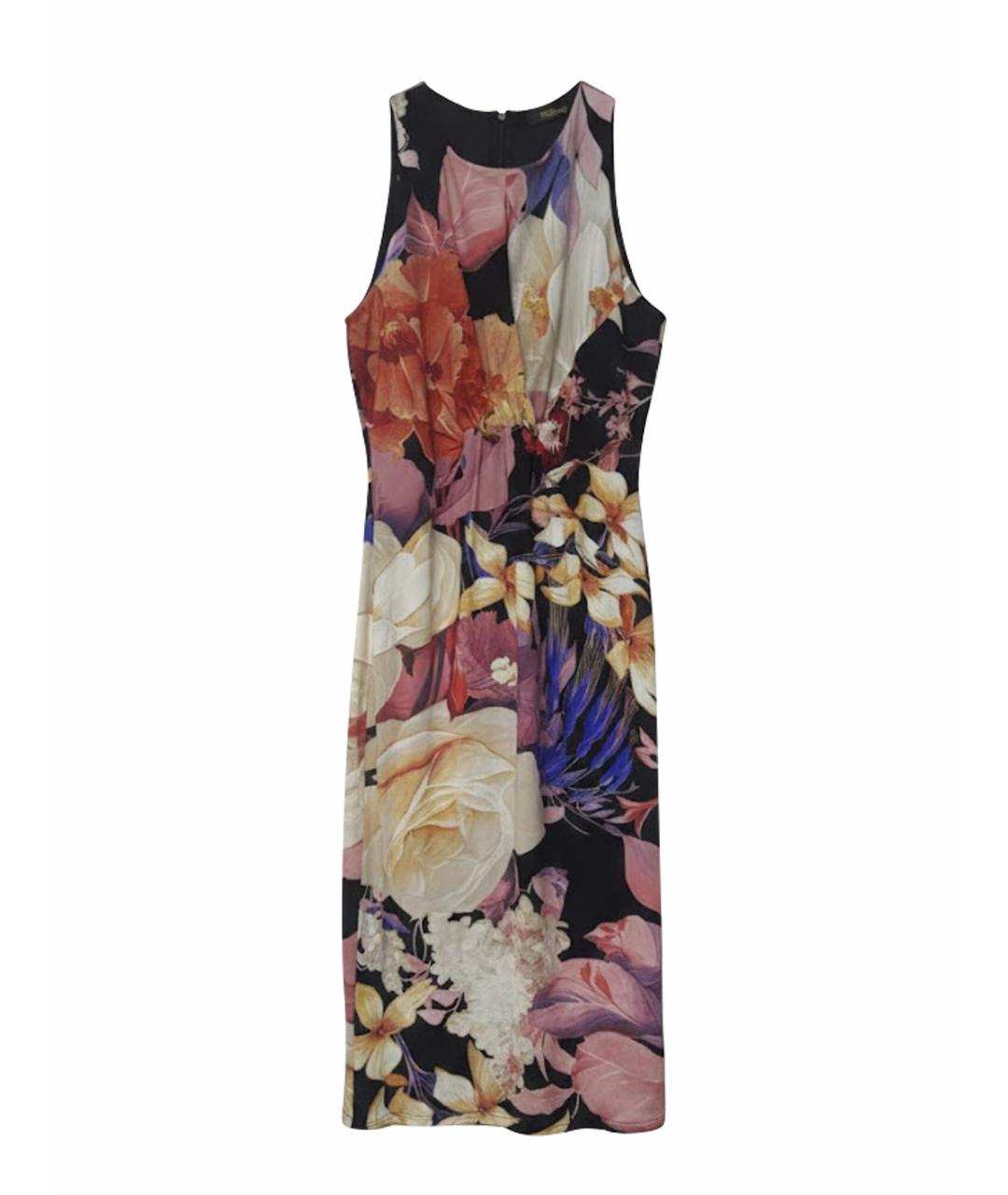 ROBERTO CAVALLI Мульти синтетическое коктейльное платье, фото 1