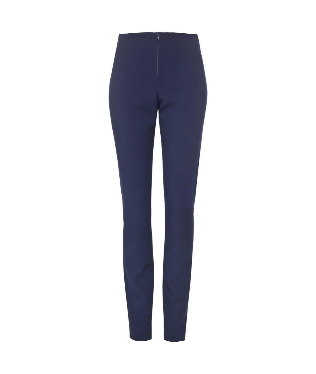LIVIANA CONTI Темно-синие полиэстеровые брюки узкие, фото 9