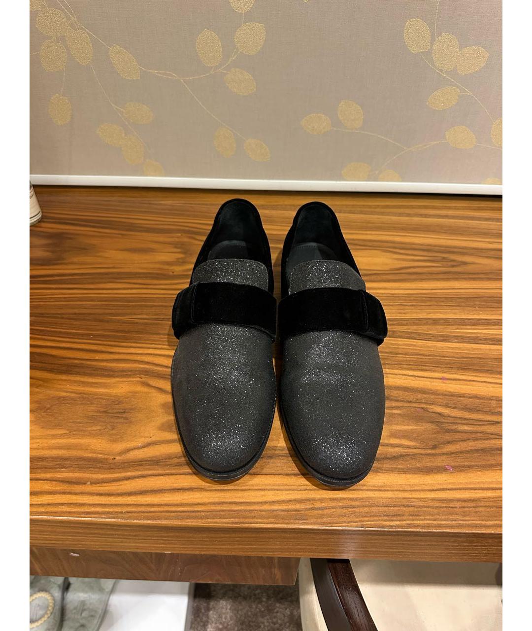 JIMMY CHOO Черные кожаные туфли, фото 2