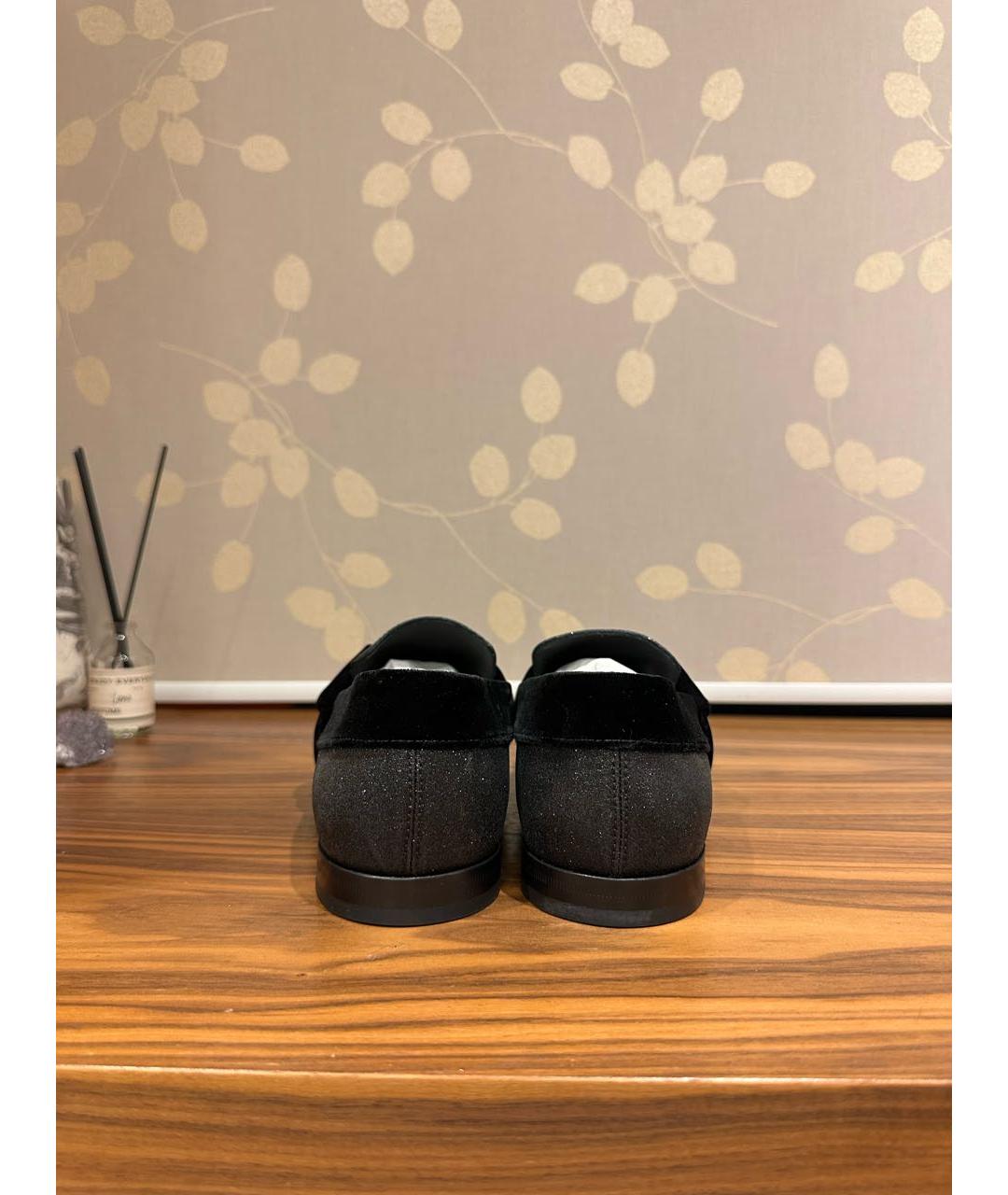 JIMMY CHOO Черные кожаные туфли, фото 4