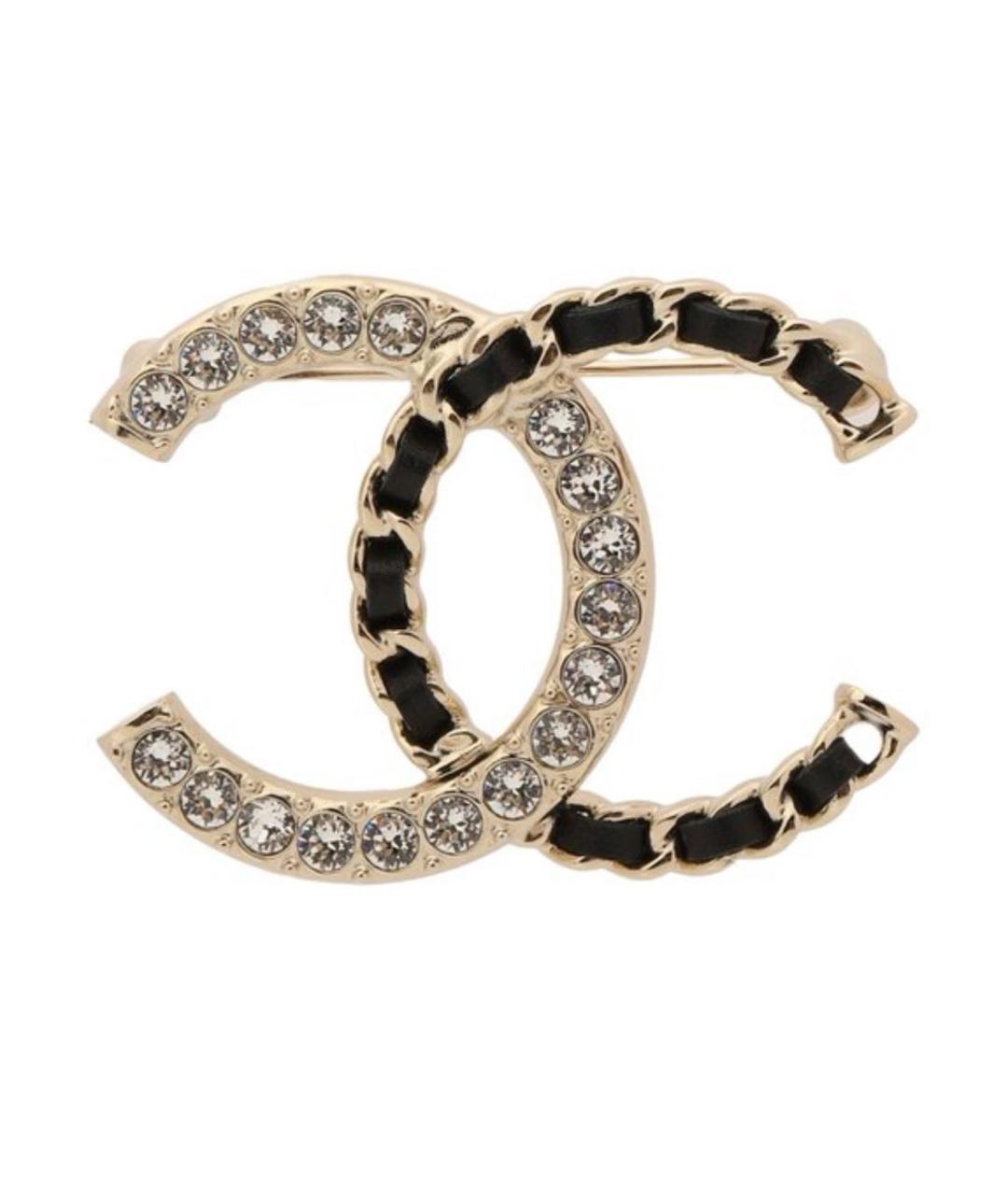 CHANEL Черная серебряная булавка / брошь, фото 5