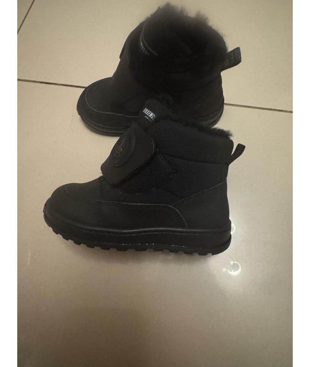 BIKKEMBERGS Черные кожаные ботинки, фото 7