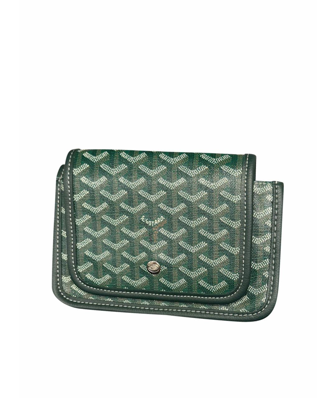 GOYARD Зеленая кожаная сумка через плечо, фото 1