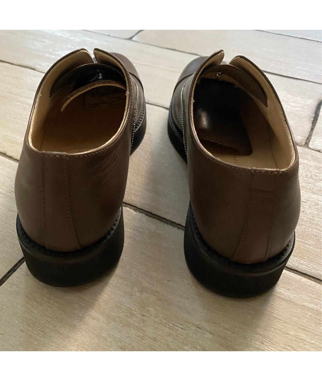 FABIANA FILIPPI Коричневые кожаные туфли, фото 8