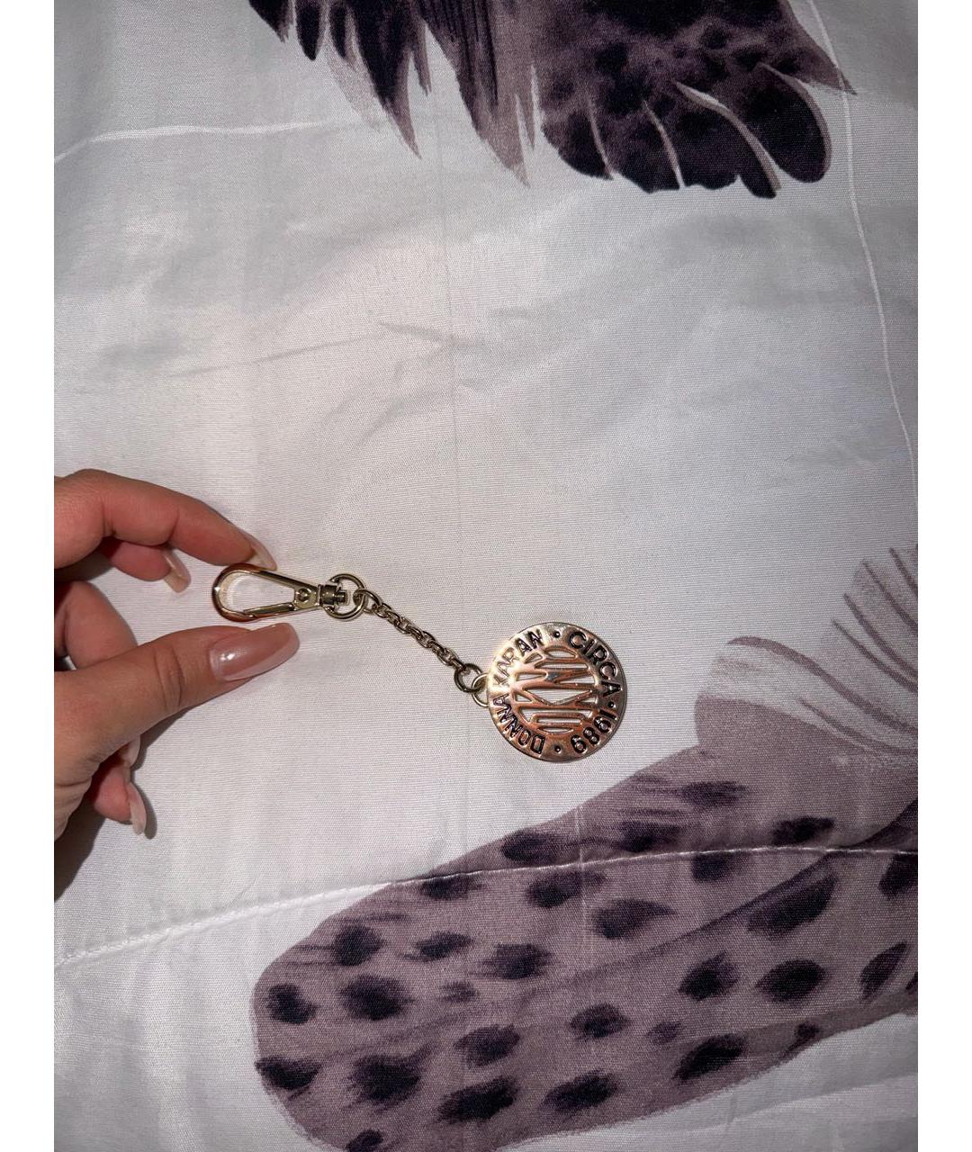 DKNY Серая кожаная сумка тоут, фото 5