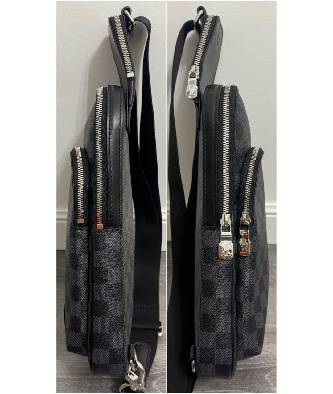 LOUIS VUITTON Черная сумка на плечо, фото 3