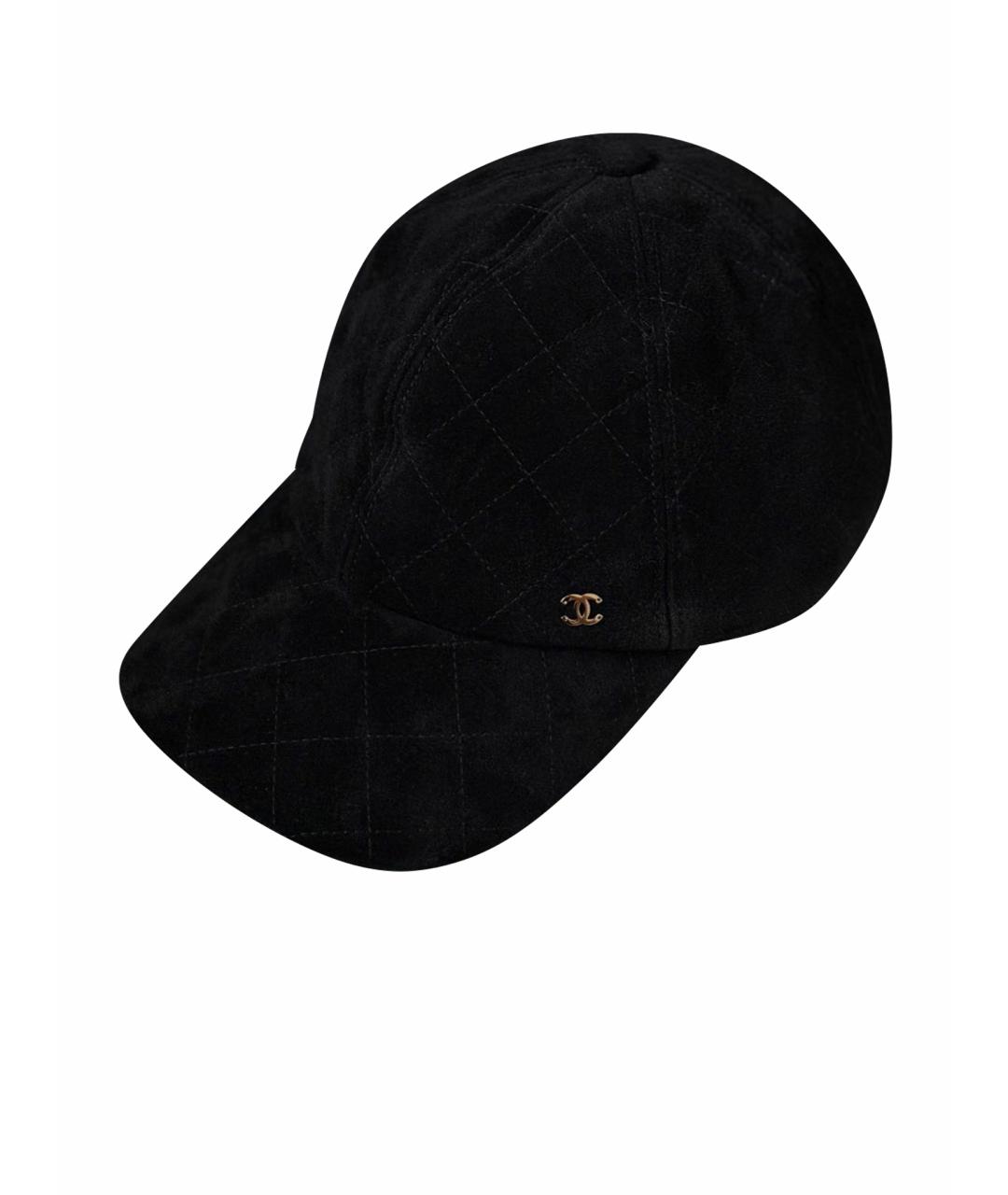 CHANEL Черная кепка, фото 1