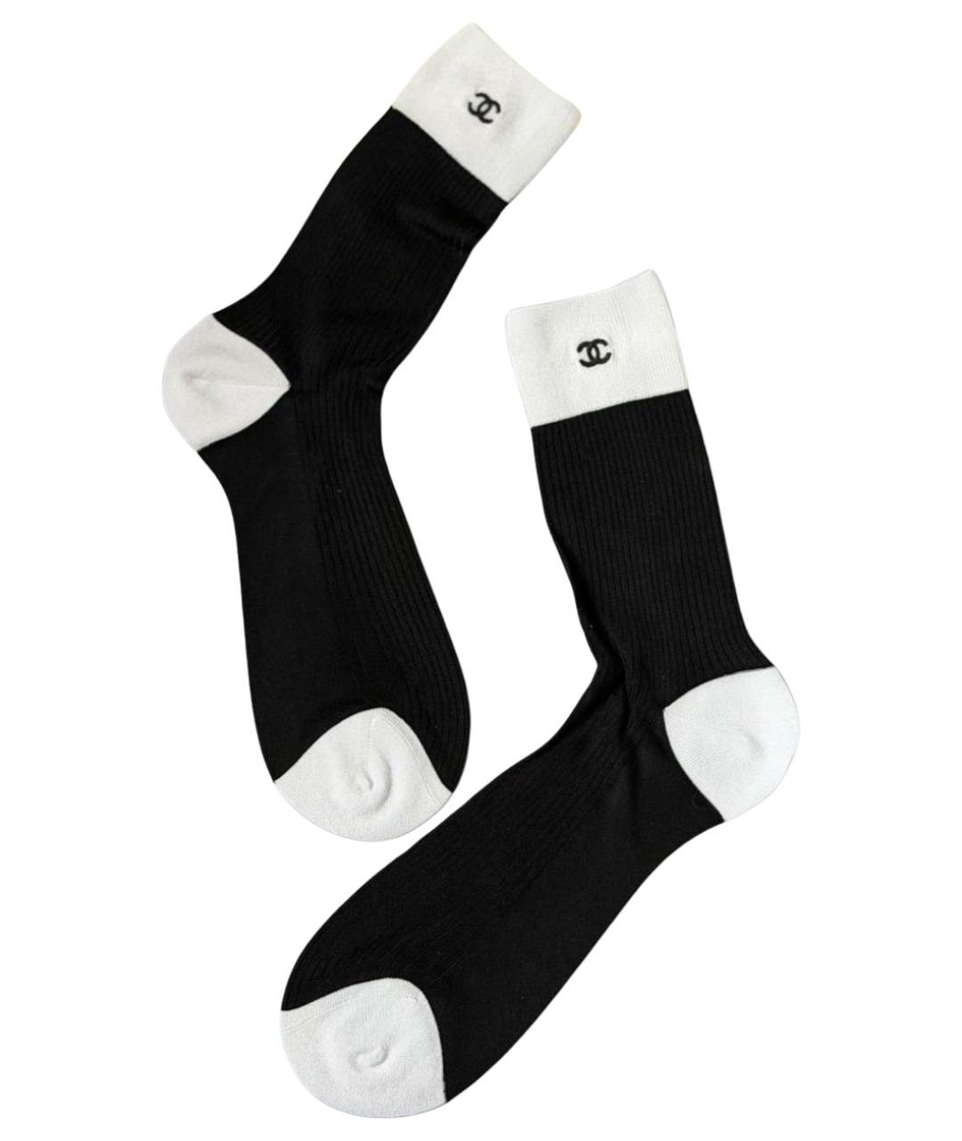 CHANEL Черные носки, чулки и колготы, фото 1