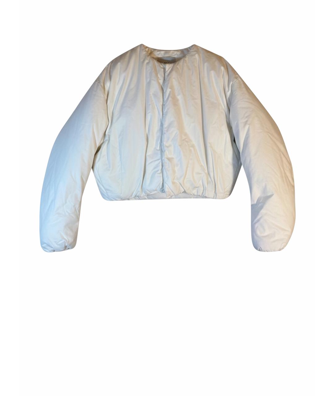 PRADA Белый хлопковый пуховик, фото 1