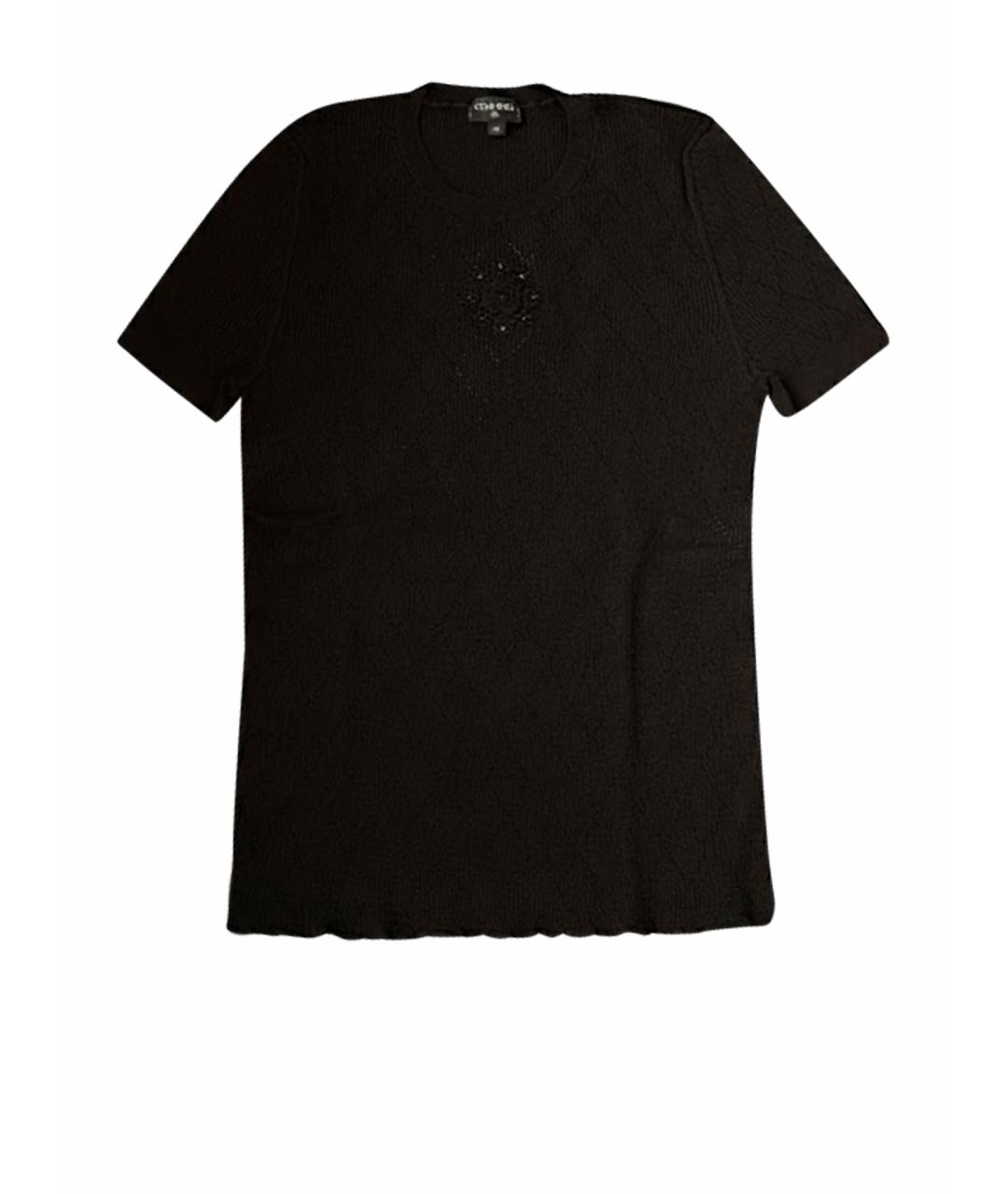 CHANEL Черная футболка, фото 1