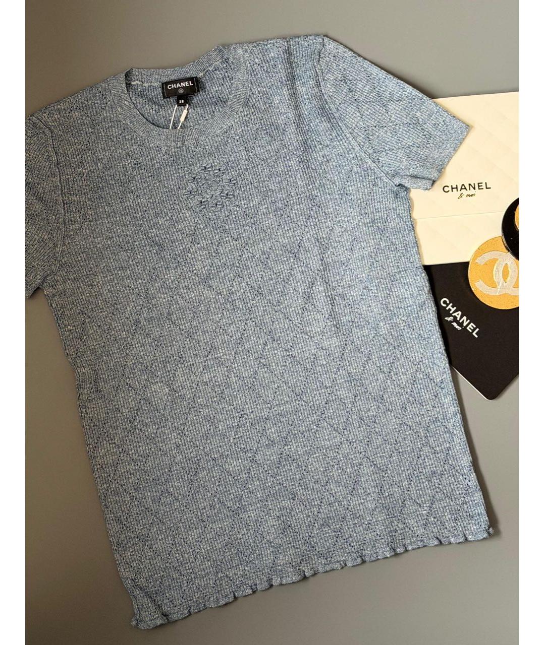 CHANEL Серая футболка, фото 2