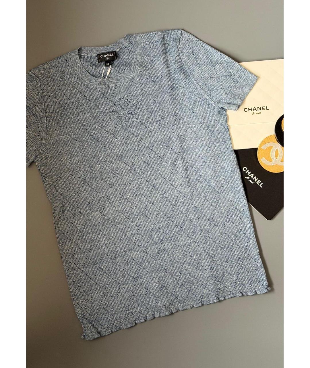 CHANEL Серая футболка, фото 3