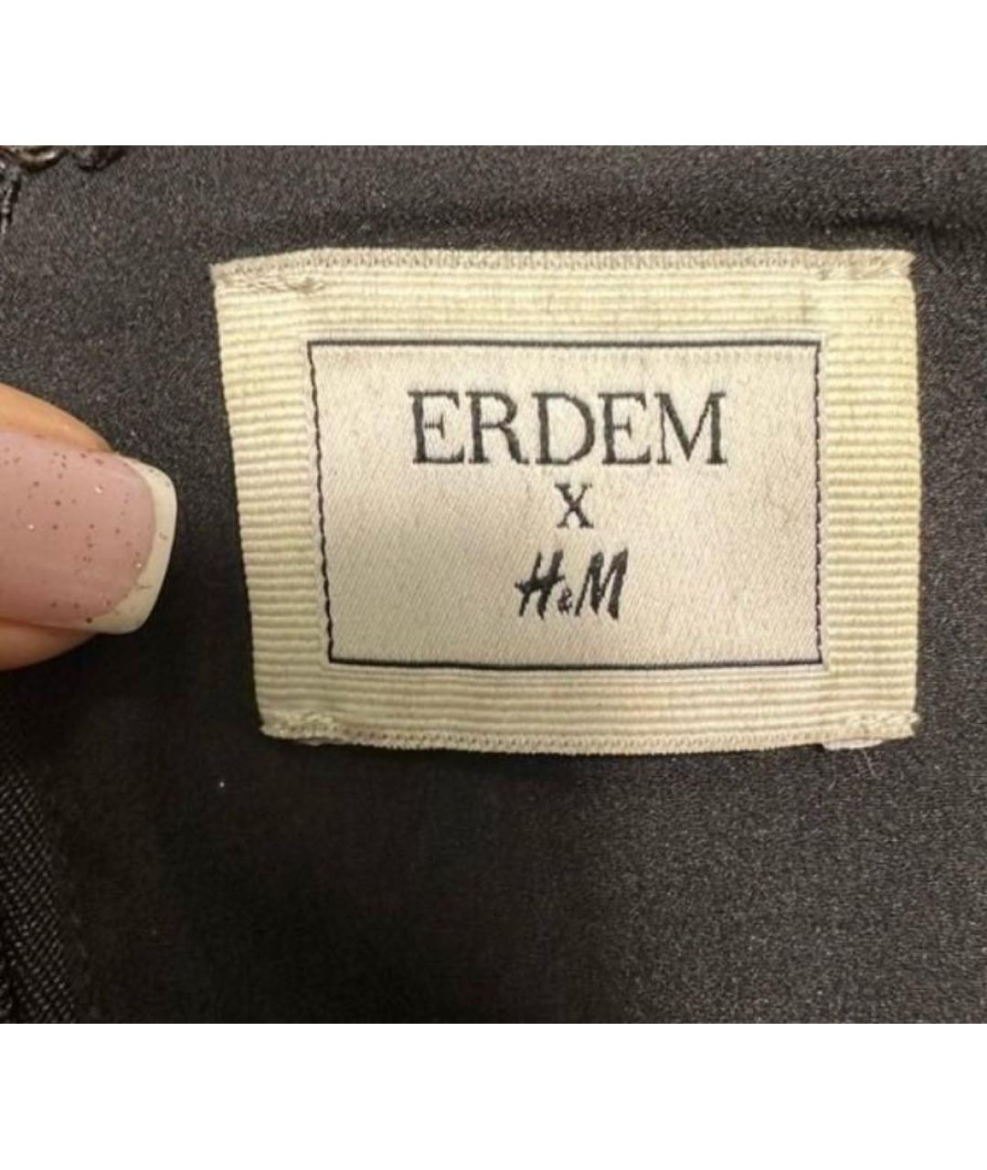 ERDEM Черное полиэстеровое вечернее платье, фото 6