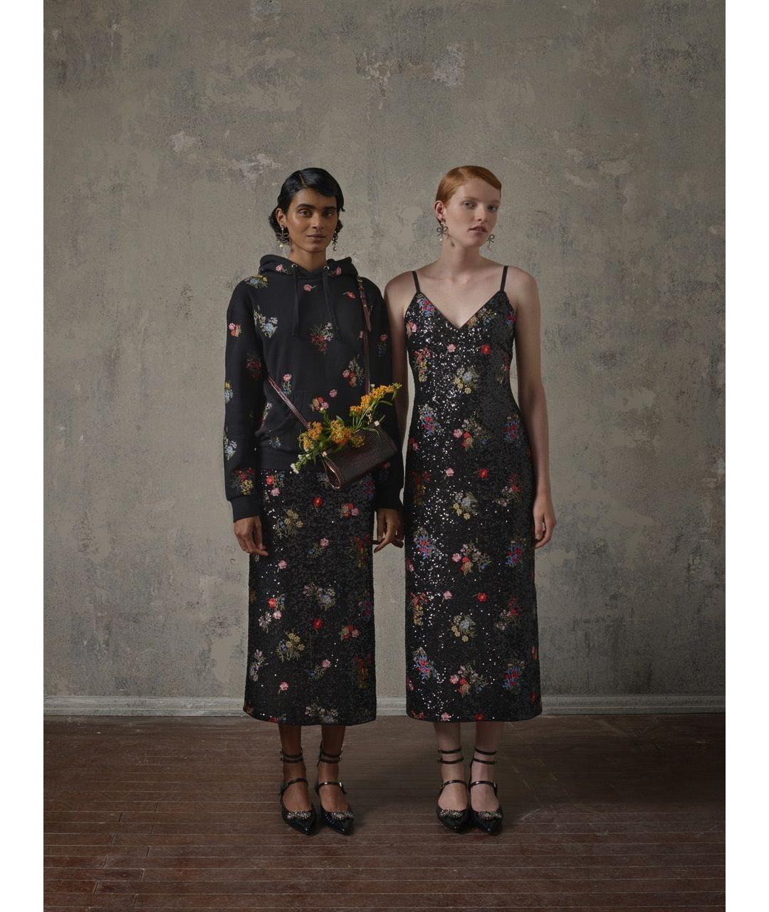 ERDEM Черное полиэстеровое вечернее платье, фото 8