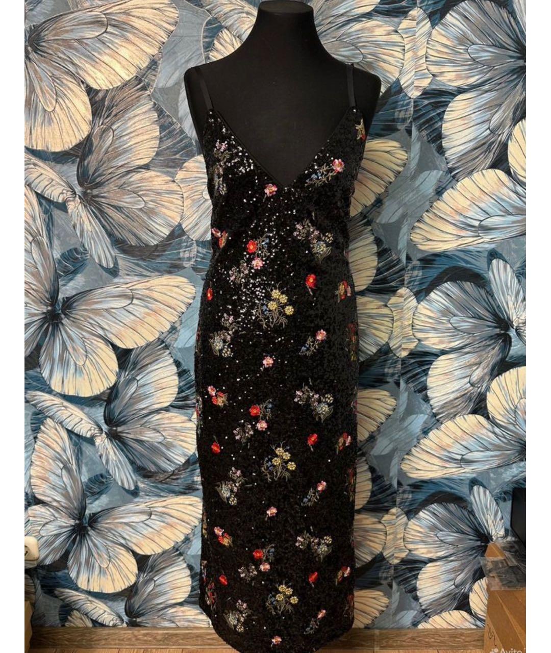 ERDEM Черное полиэстеровое вечернее платье, фото 2