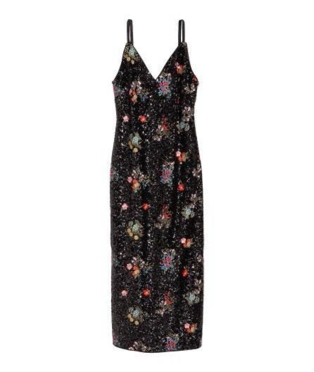 ERDEM Черное полиэстеровое вечернее платье, фото 1