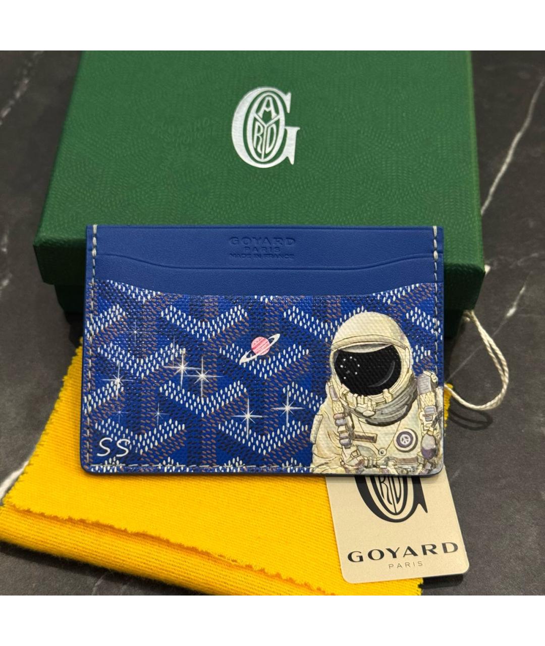 GOYARD Синий кардхолдер, фото 4