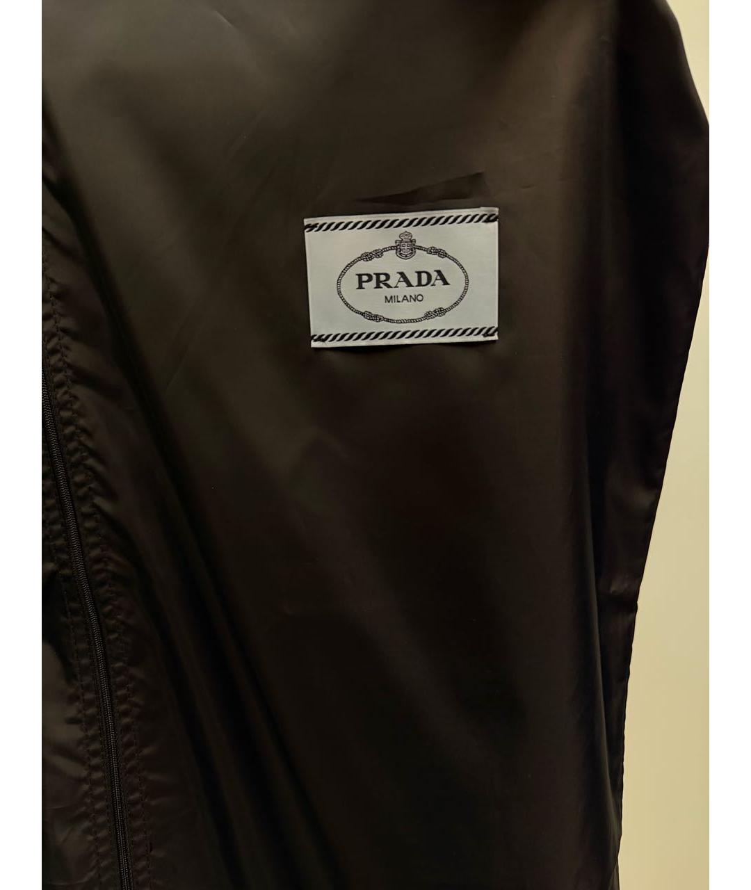 PRADA Черное шелковое вечернее платье, фото 4