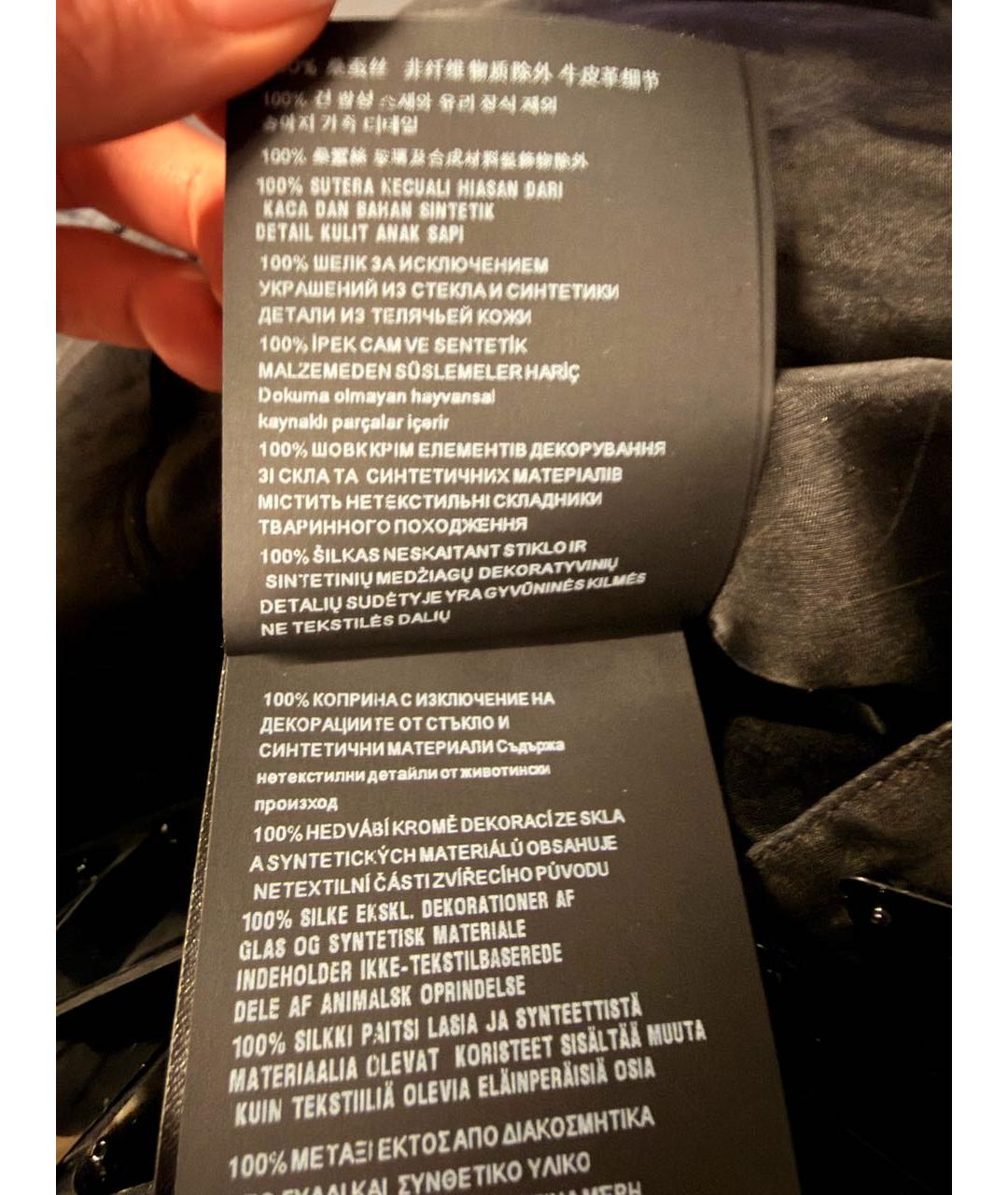 PRADA Черное шелковое вечернее платье, фото 6