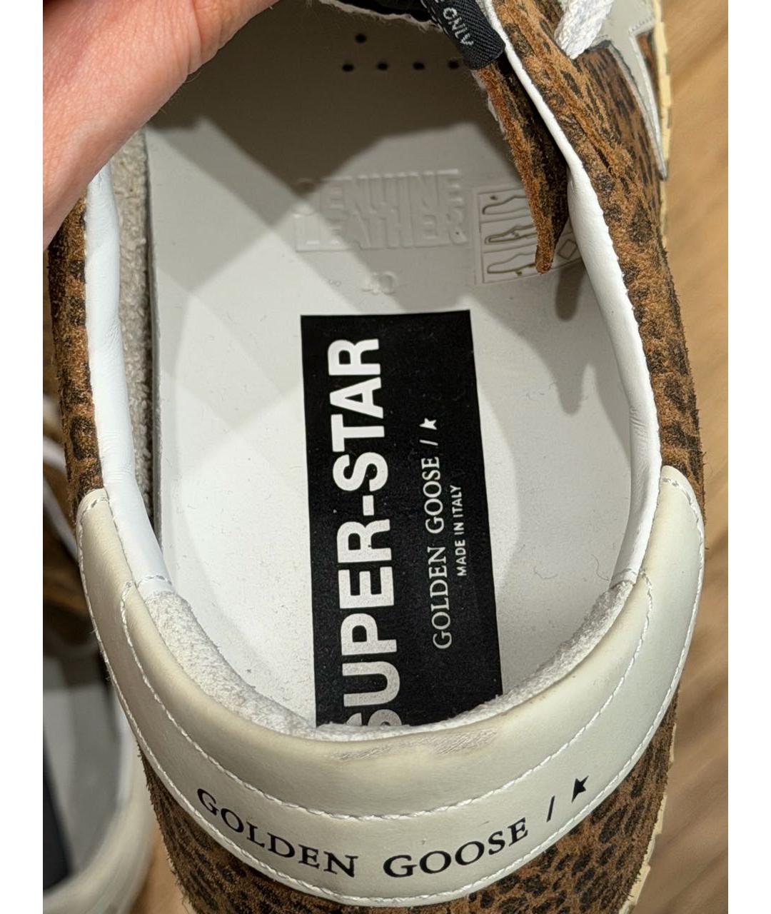 GOLDEN GOOSE DELUXE BRAND Кожаные кеды, фото 6