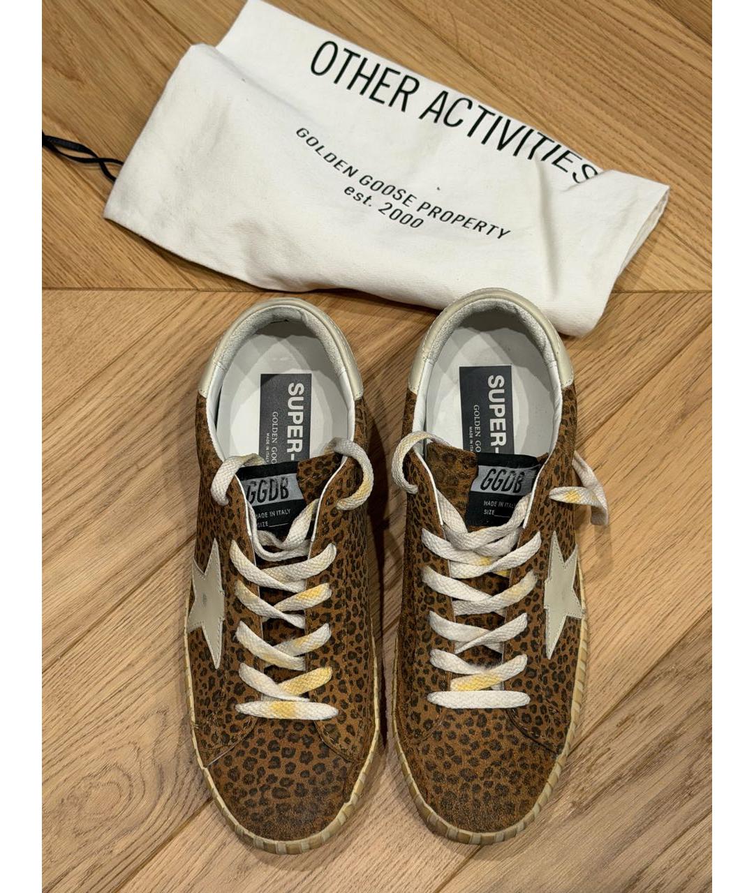 GOLDEN GOOSE DELUXE BRAND Кожаные кеды, фото 3