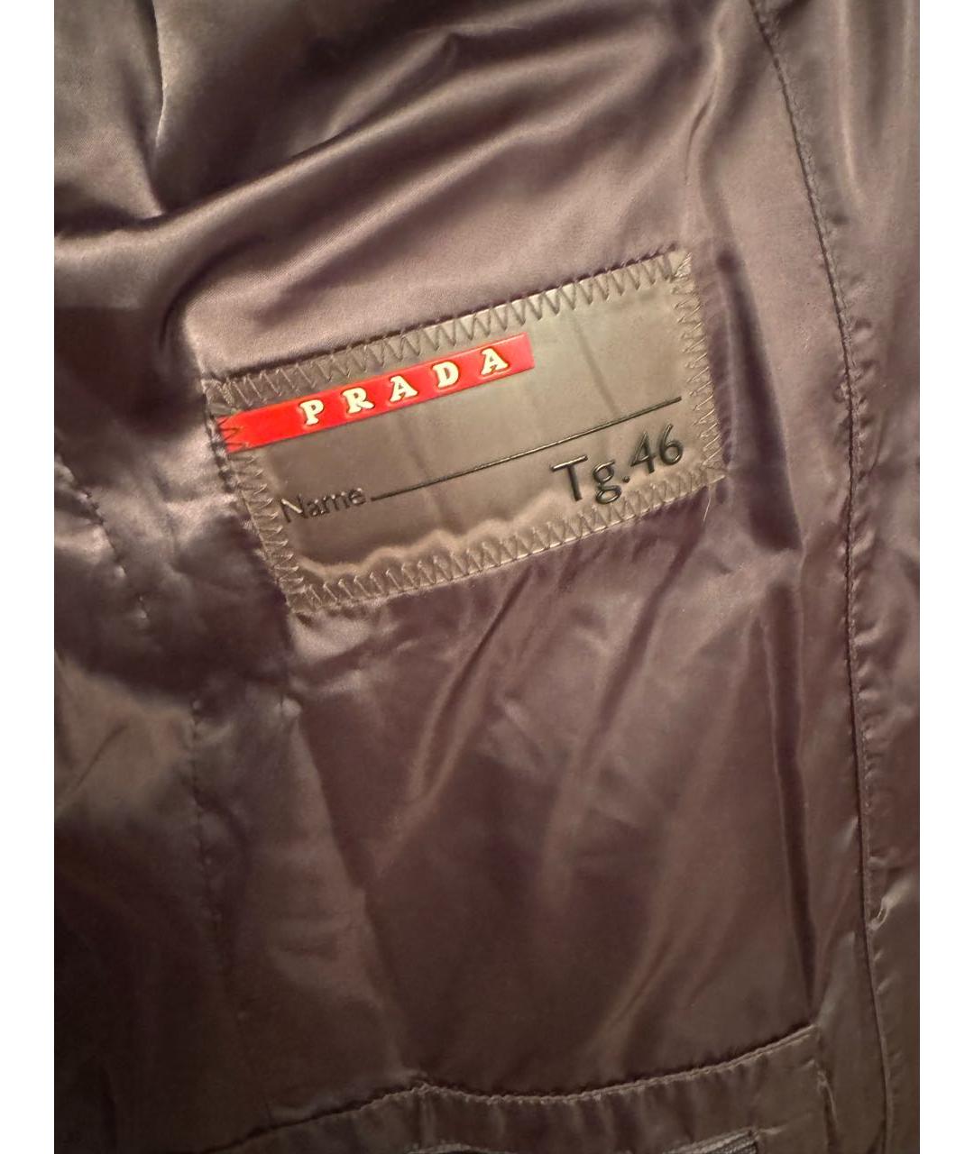 PRADA Антрацитовый пуховик, фото 3