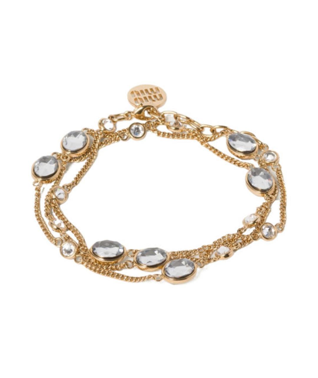 MIU MIU Золотой латунный браслет, фото 1