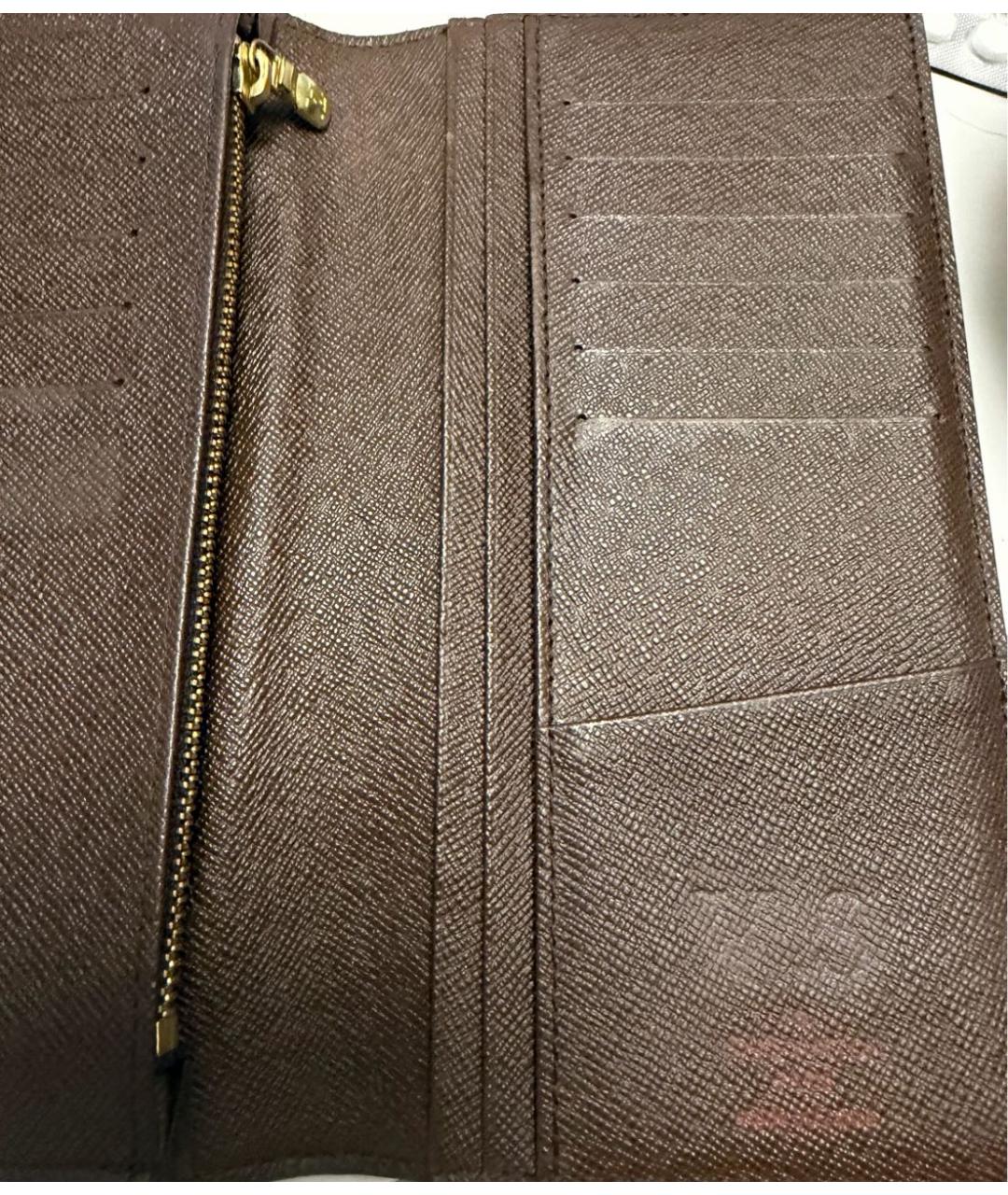 LOUIS VUITTON Коричневый кошелек, фото 5