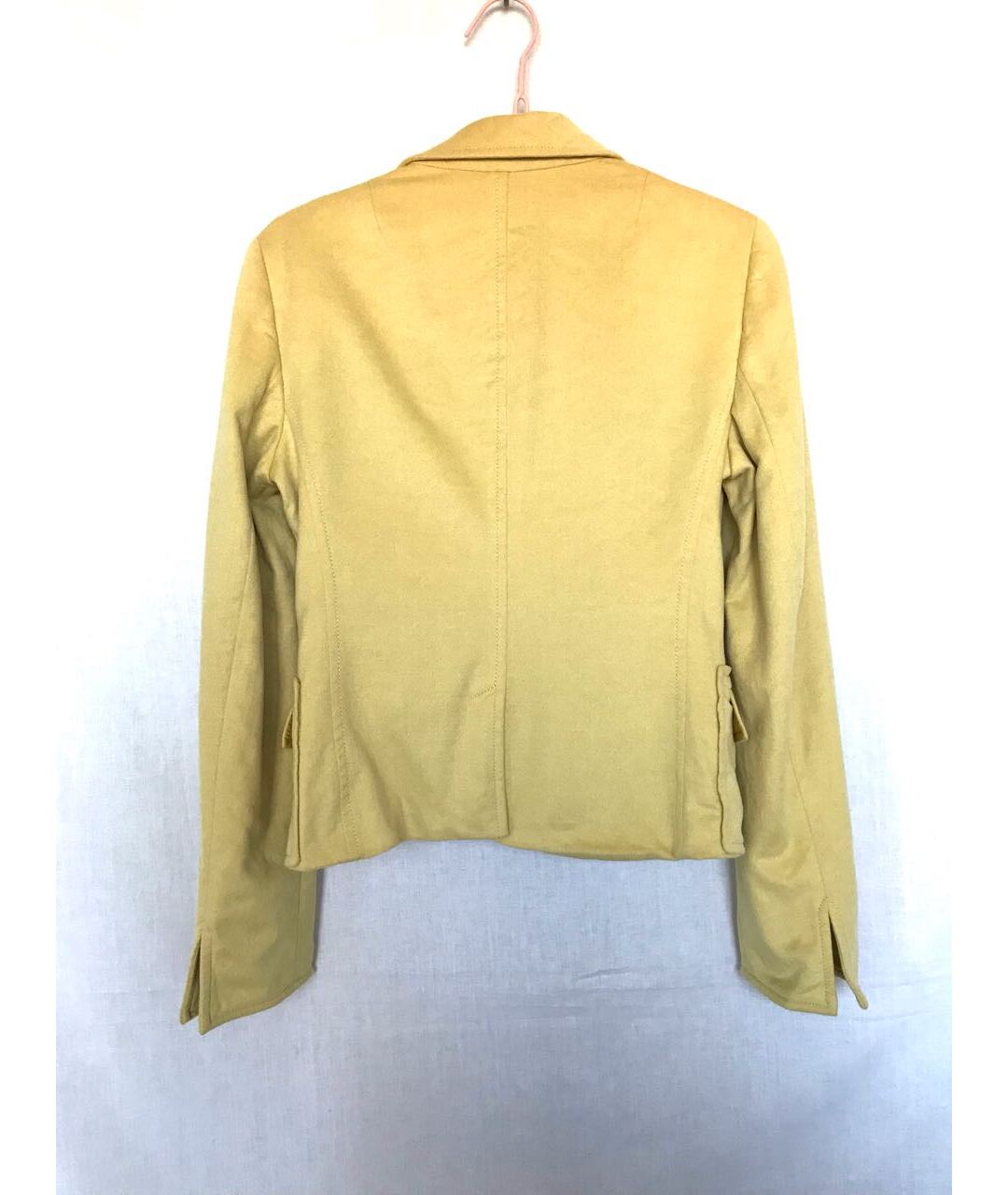 AKRIS PUNTO Желтый шерстяной жакет/пиджак, фото 3