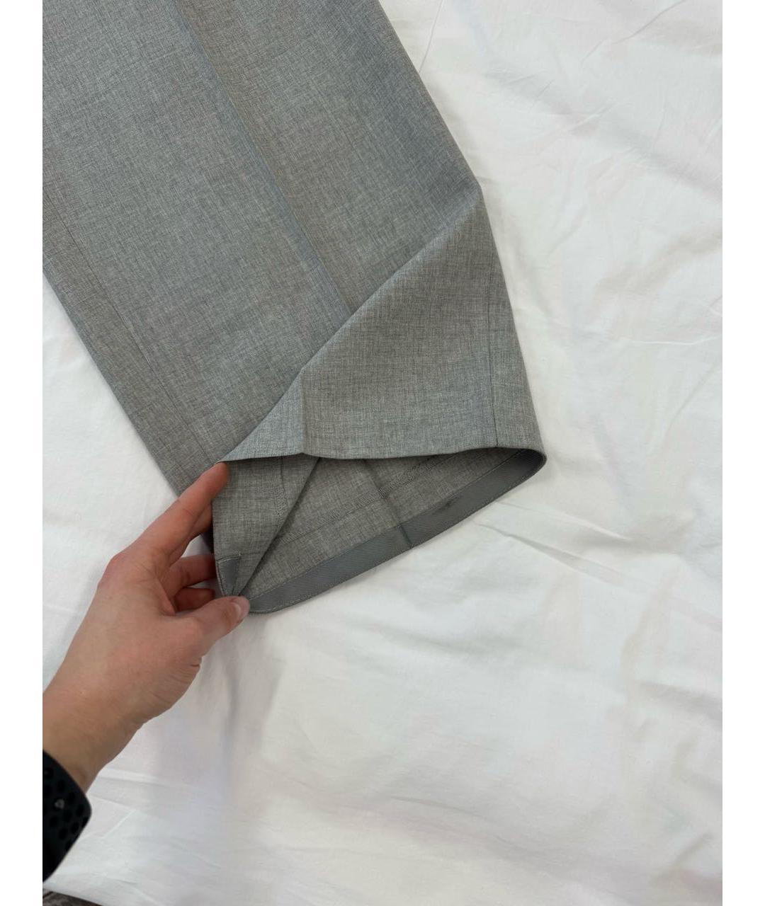 SAINT LAURENT Серый классический костюм, фото 6