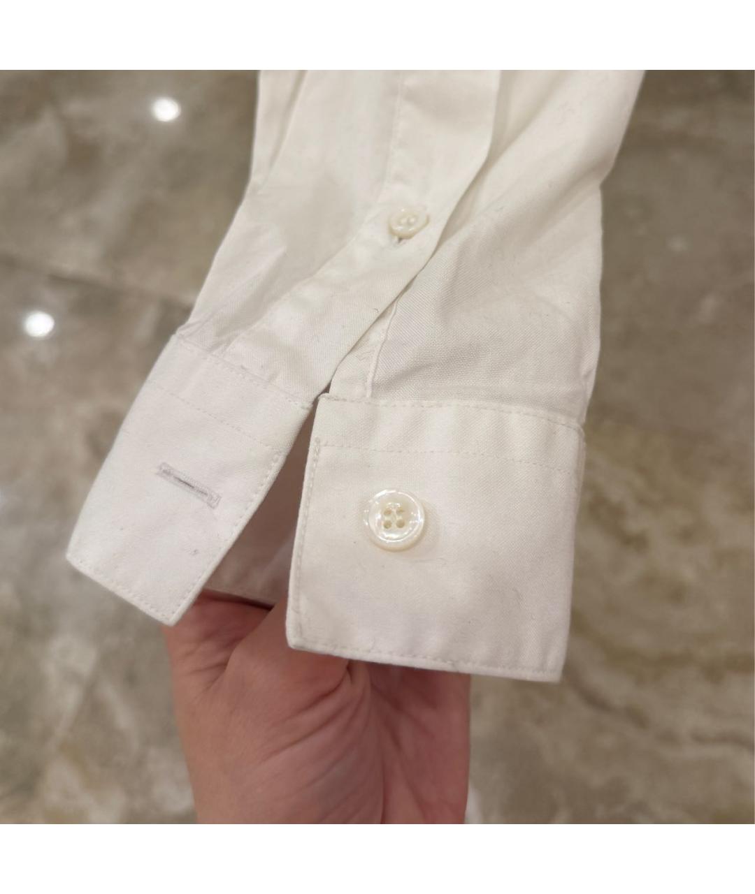 JUUN.J Серая хлопко-шерстяная кэжуал рубашка, фото 4