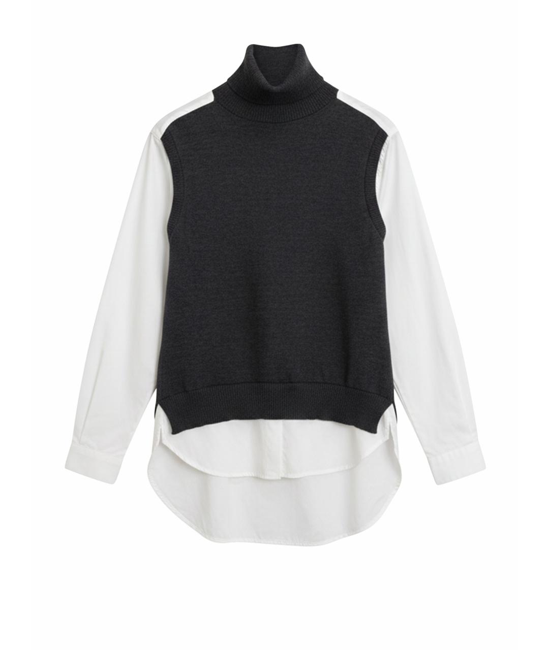 JUUN.J Серая хлопко-шерстяная кэжуал рубашка, фото 1