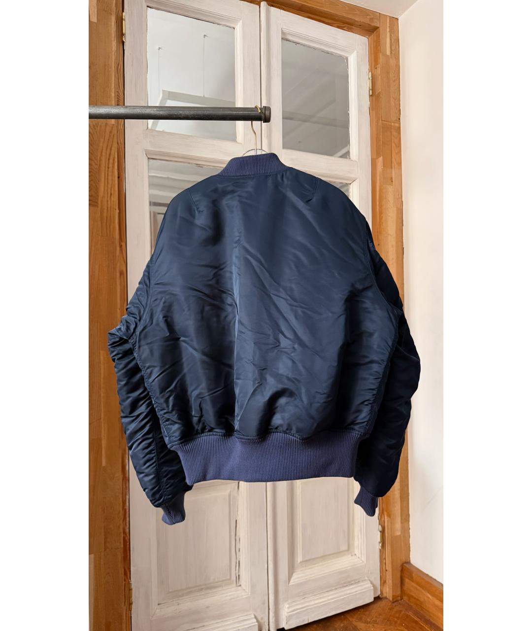 MAHARISHI Синий пуховик, фото 2