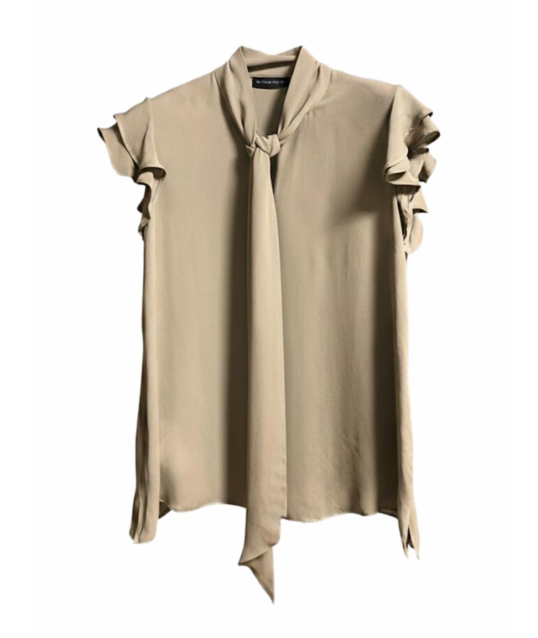 ETRO Хаки шелковая блузы, фото 1