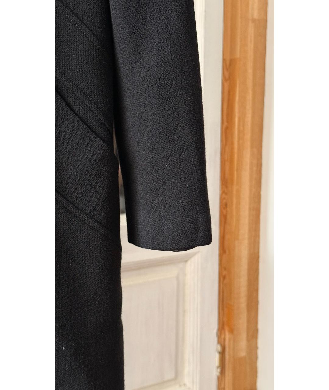 VERSACE Черное пальто, фото 5