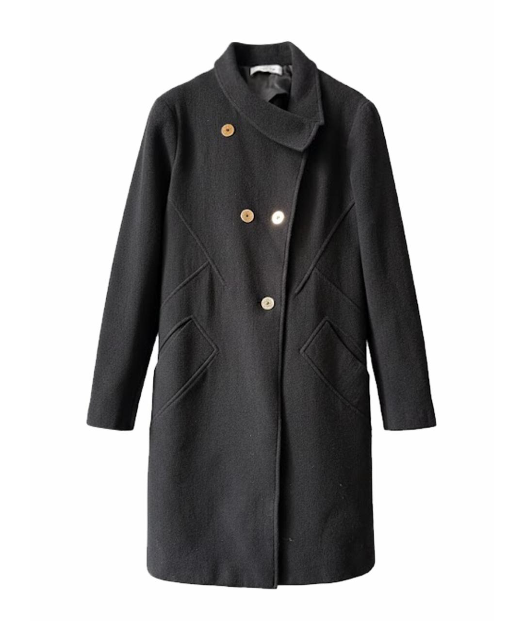 VERSACE Черное пальто, фото 1