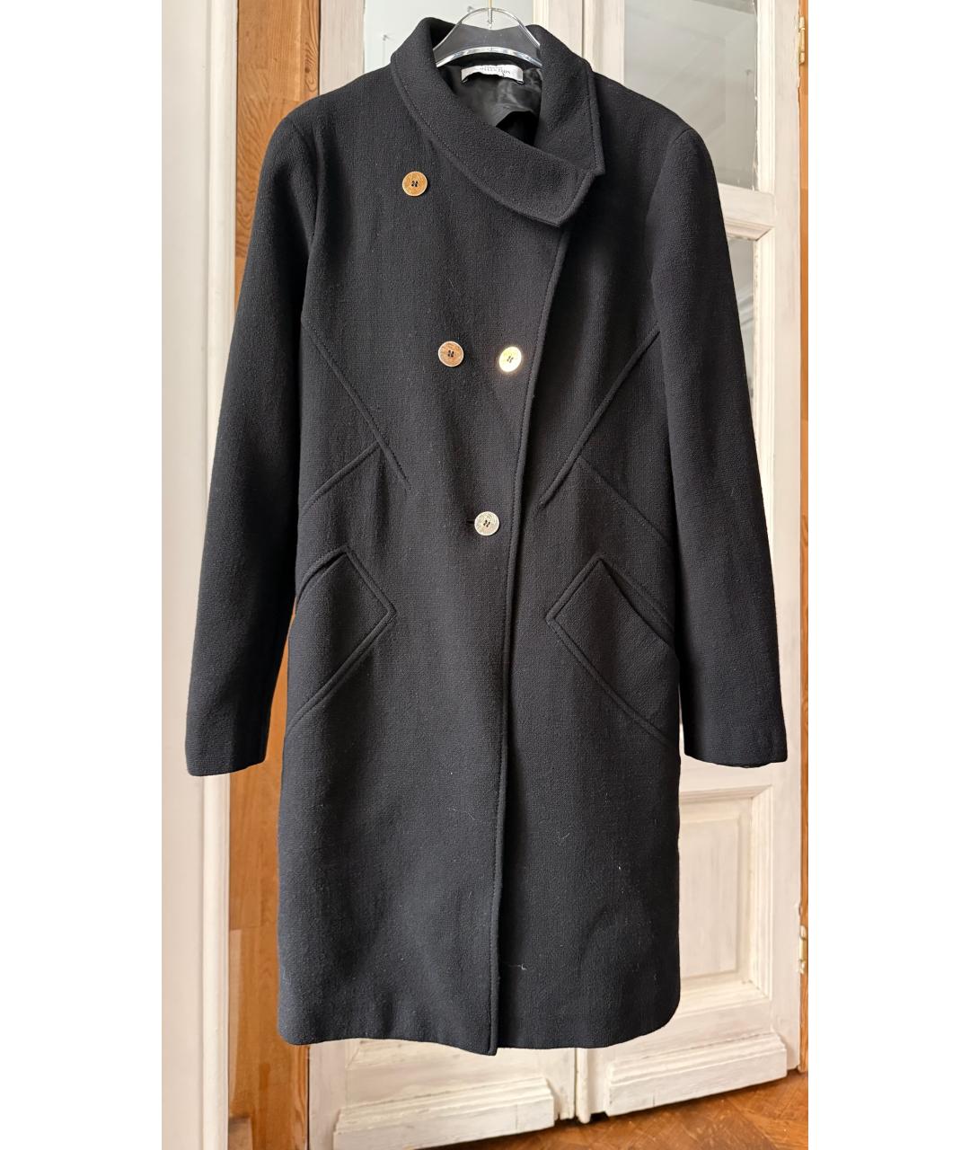 VERSACE Черное пальто, фото 6