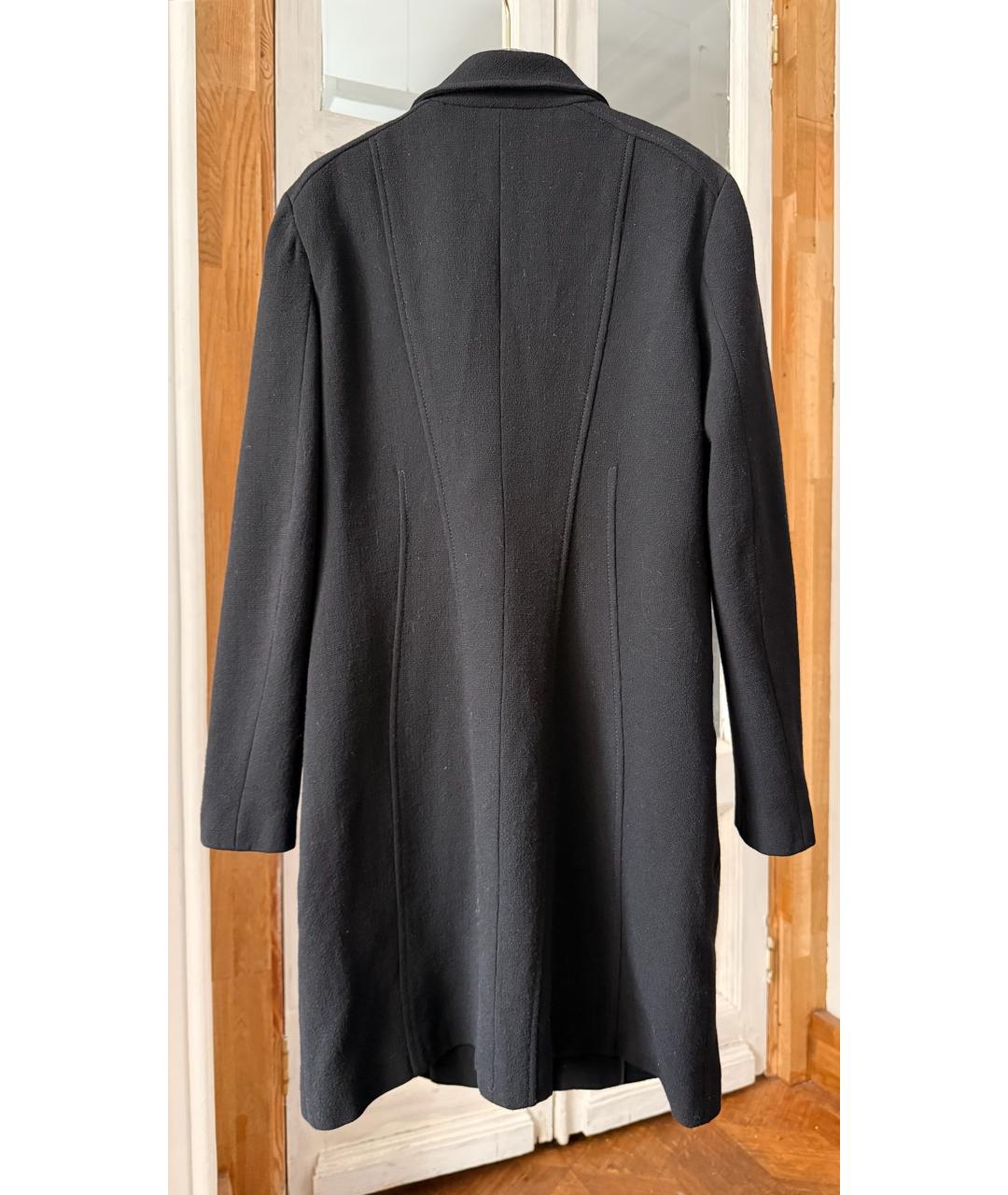 VERSACE Черное пальто, фото 2