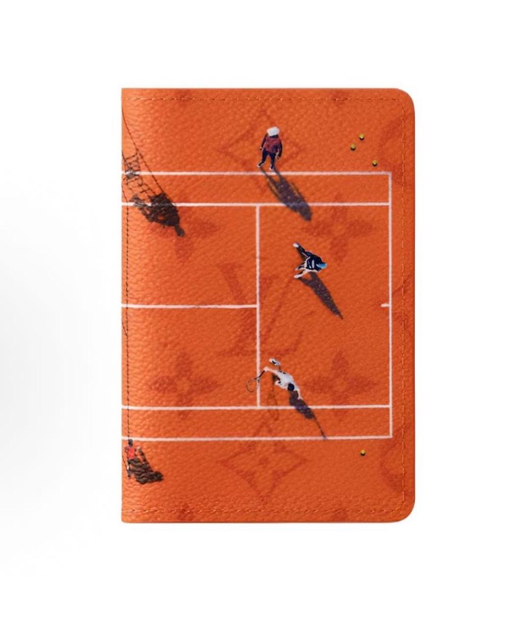 LOUIS VUITTON Оранжевый кардхолдер, фото 4