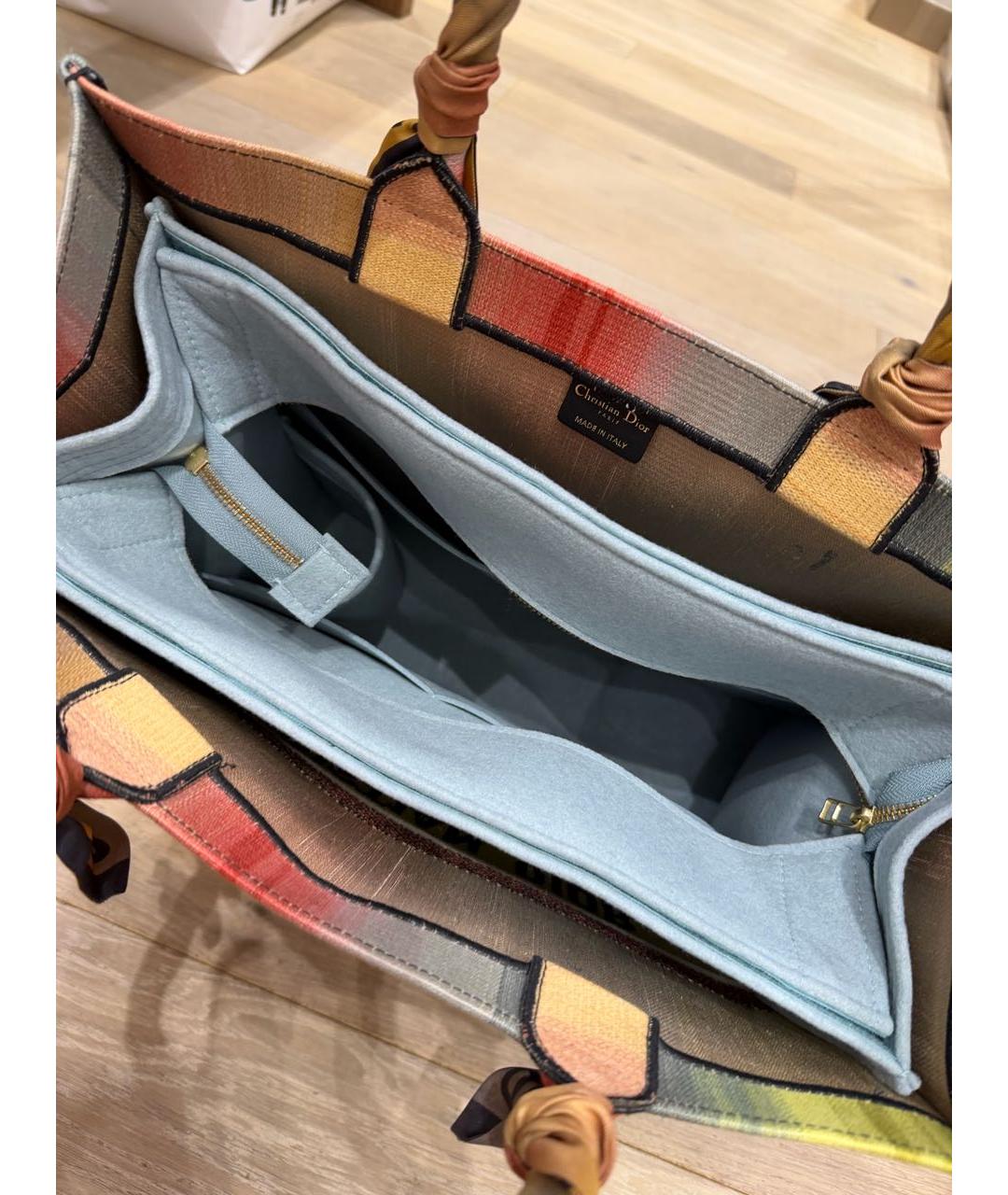 CHRISTIAN DIOR Мульти тканевая сумка тоут, фото 2