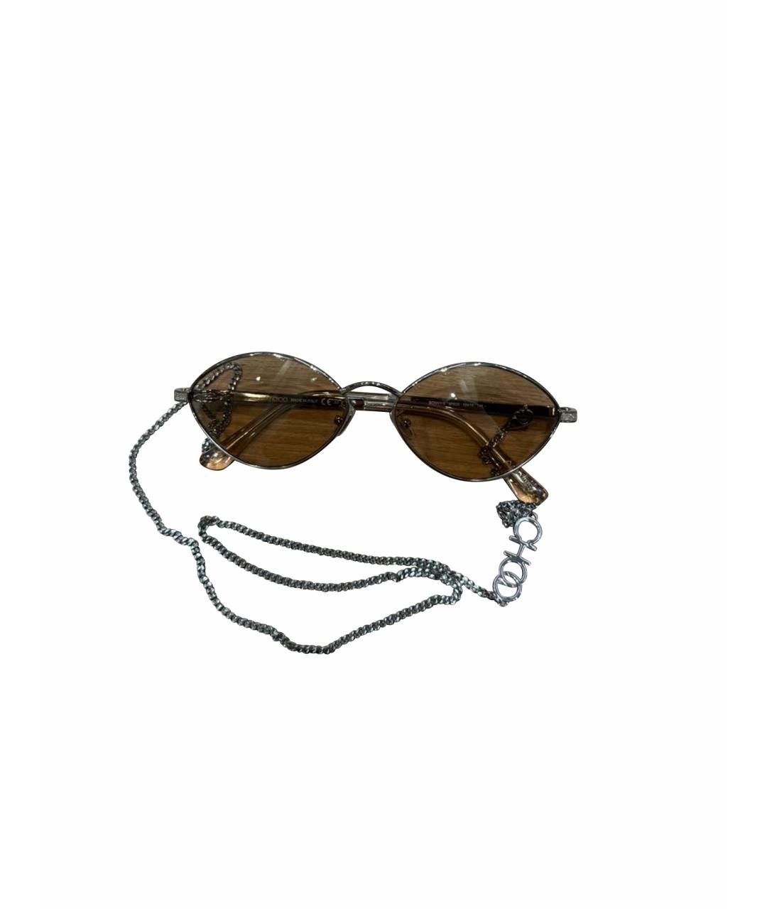 JIMMY CHOO Розовые солнцезащитные очки, фото 5