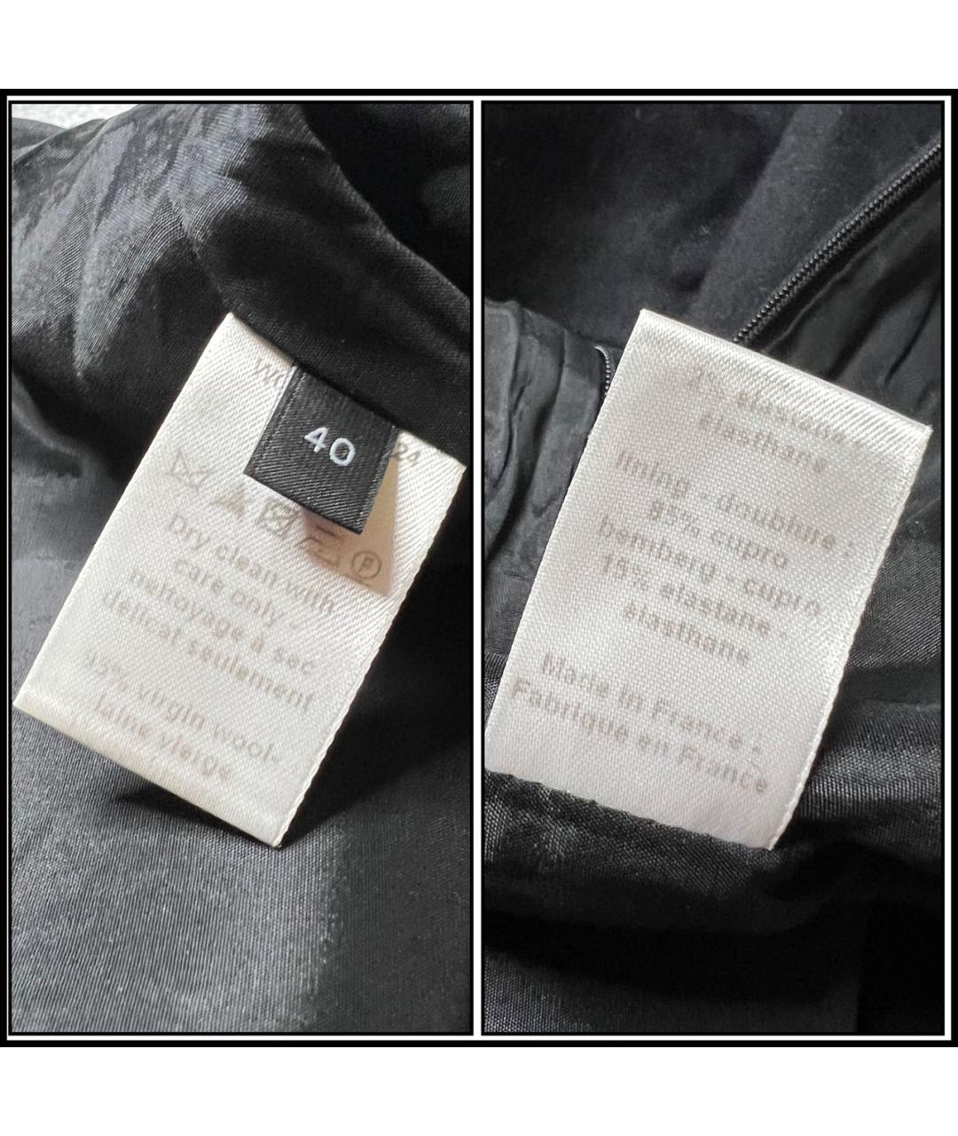 JOSEPH Черное шерстяное вечернее платье, фото 7