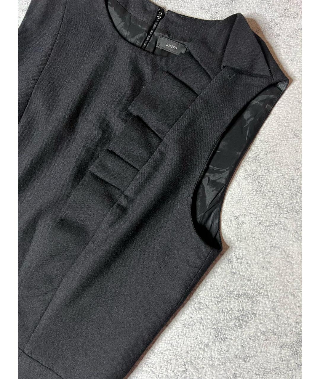 JOSEPH Черное шерстяное вечернее платье, фото 4