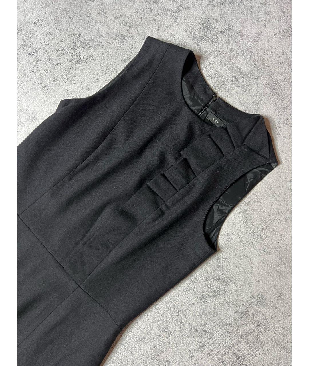 JOSEPH Черное шерстяное вечернее платье, фото 2